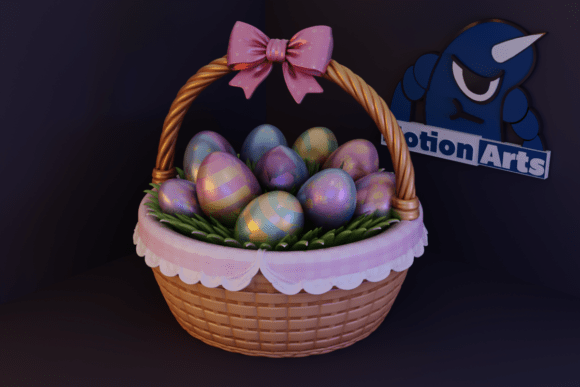 Download Cartoon Easter Egg Basket - Premium Bundle