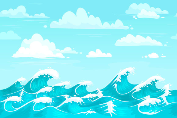 Download Ocean Waves Backdrop - Backdrop Collection