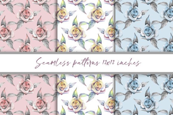 Download Delicate Patterns with Rose Flowers - Delicate patterns Collection